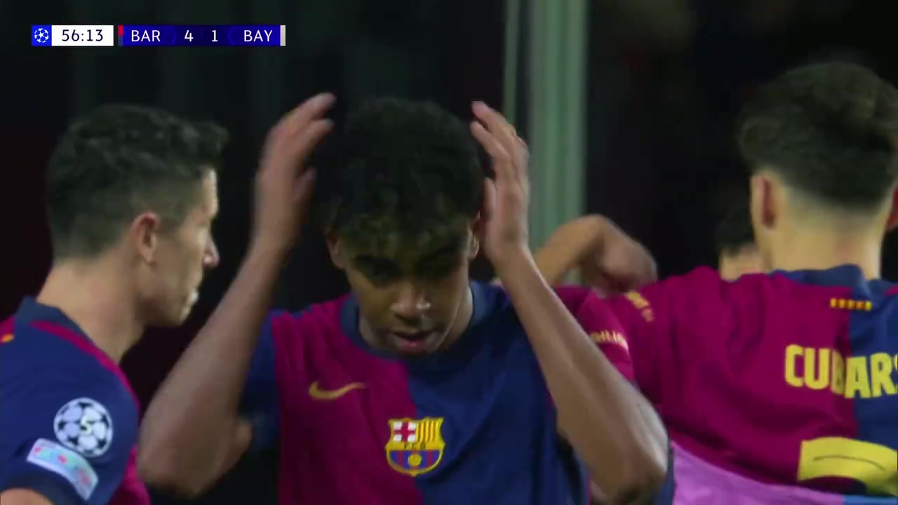 拉菲尼亚封神的夜晚亚马尔也打出了高水平表演